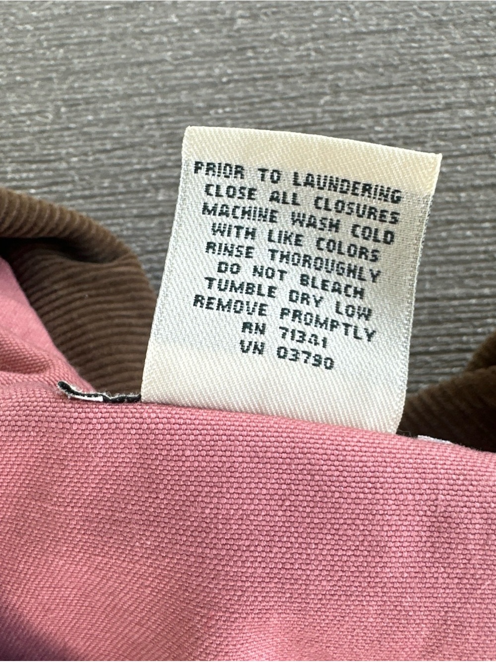 L.L. Bean Women’s Size L Pink Chore Jacket Flannel-Lined  Barn Work Coat Canvas - Picture 10 of 15